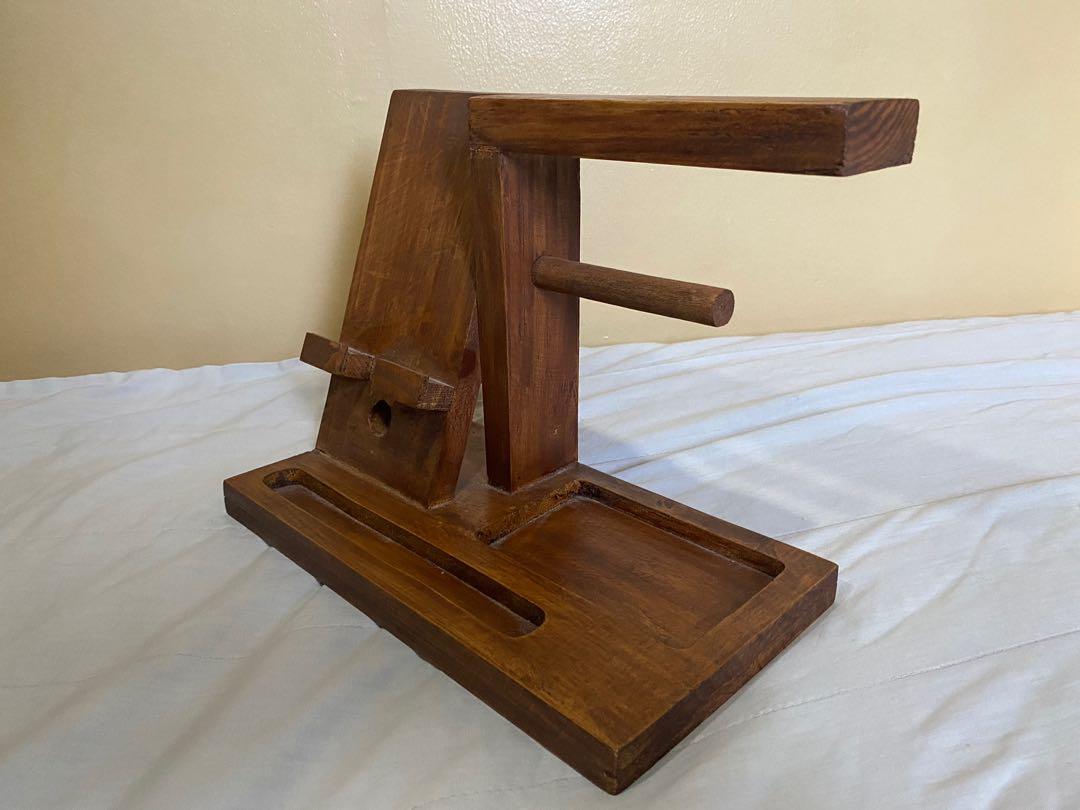 Wooden Desk Organizer DISCOUNTED (Category: Home Improvement Tools & Accessories) located in Quezon City. Submitted by pmc10 (Listing ID 1176871989, Image 2). Description: Solid good quality wood Can be used to hold and organize wallets, cards, accessories, phone (w/ hole for charger), etc GCash/BPI.