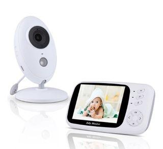 XF808 3.5inch Wireless Video Baby Monitor Camera Night vision Baby Sleep Nanny Security video camera monitor LCD Monitor