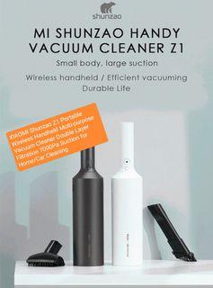 XIAOMI Shunzao Z1 Portable Wireless Handheld Multi-purpose Vacuum Cleaner Double Layer Filtration 7000Pa Suction for Home/Car Cleaning