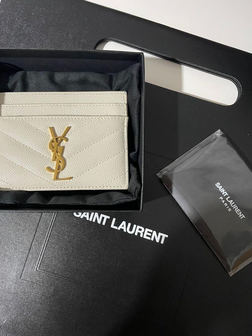 Ysl cream card best sale holder