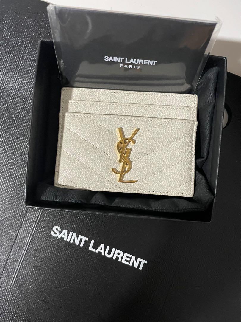 Ysl cream shop card holder