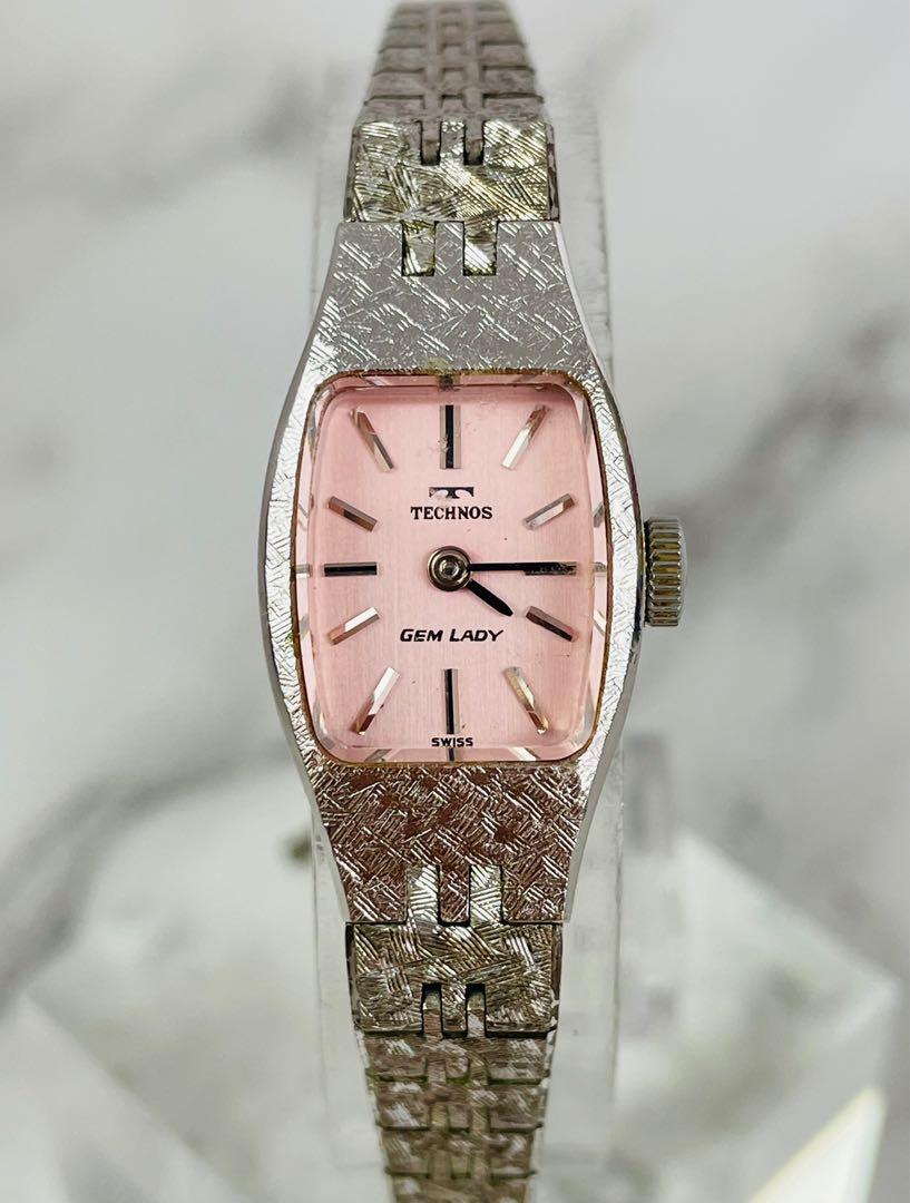 Technos ladies online gold watch