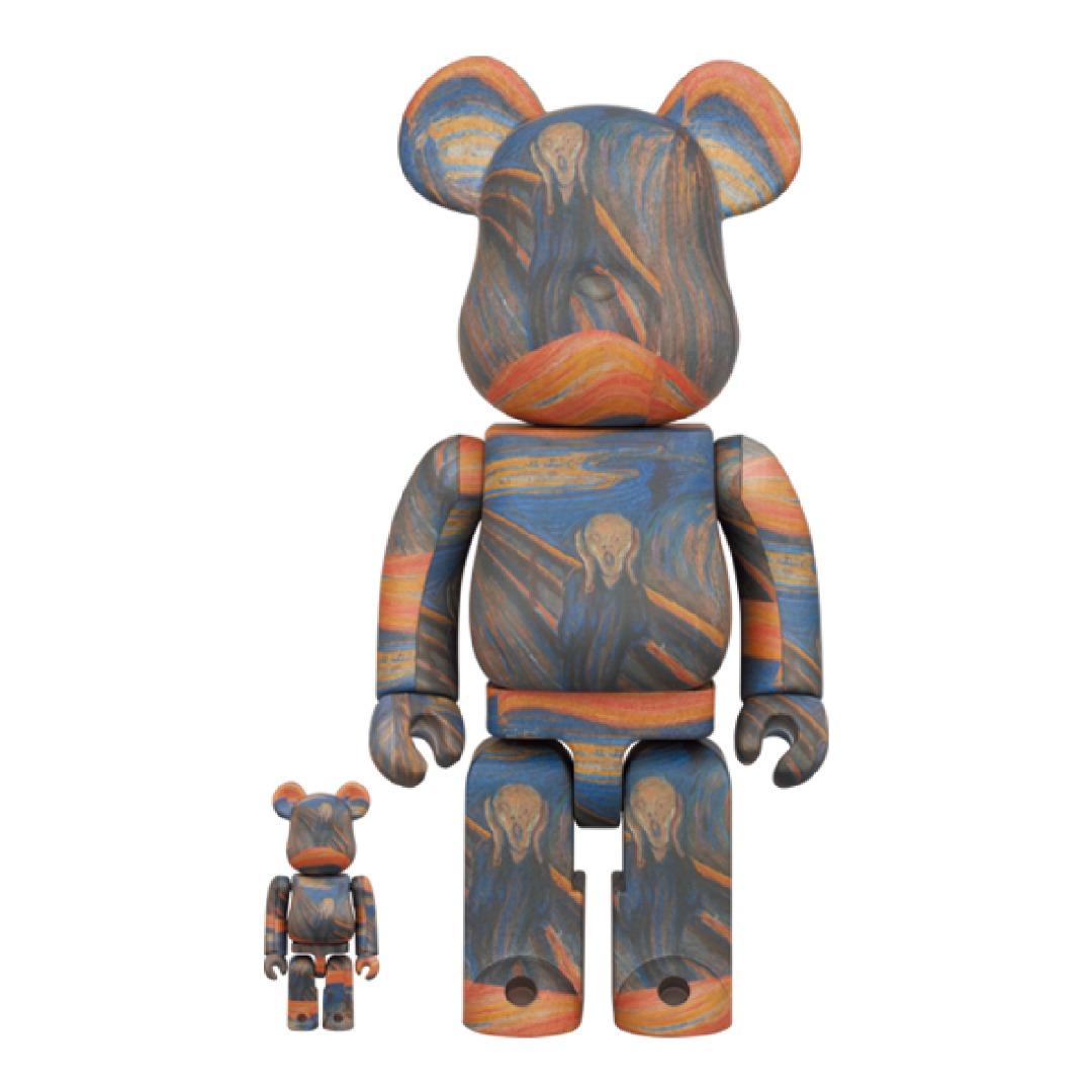 BE@RBRICK Munch “Scream” 100％ ＆ 400％-