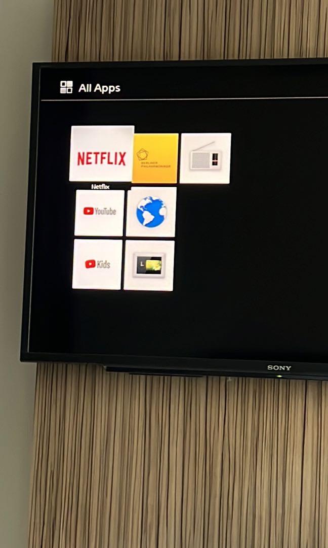 How to access outlet netflix on sony tv