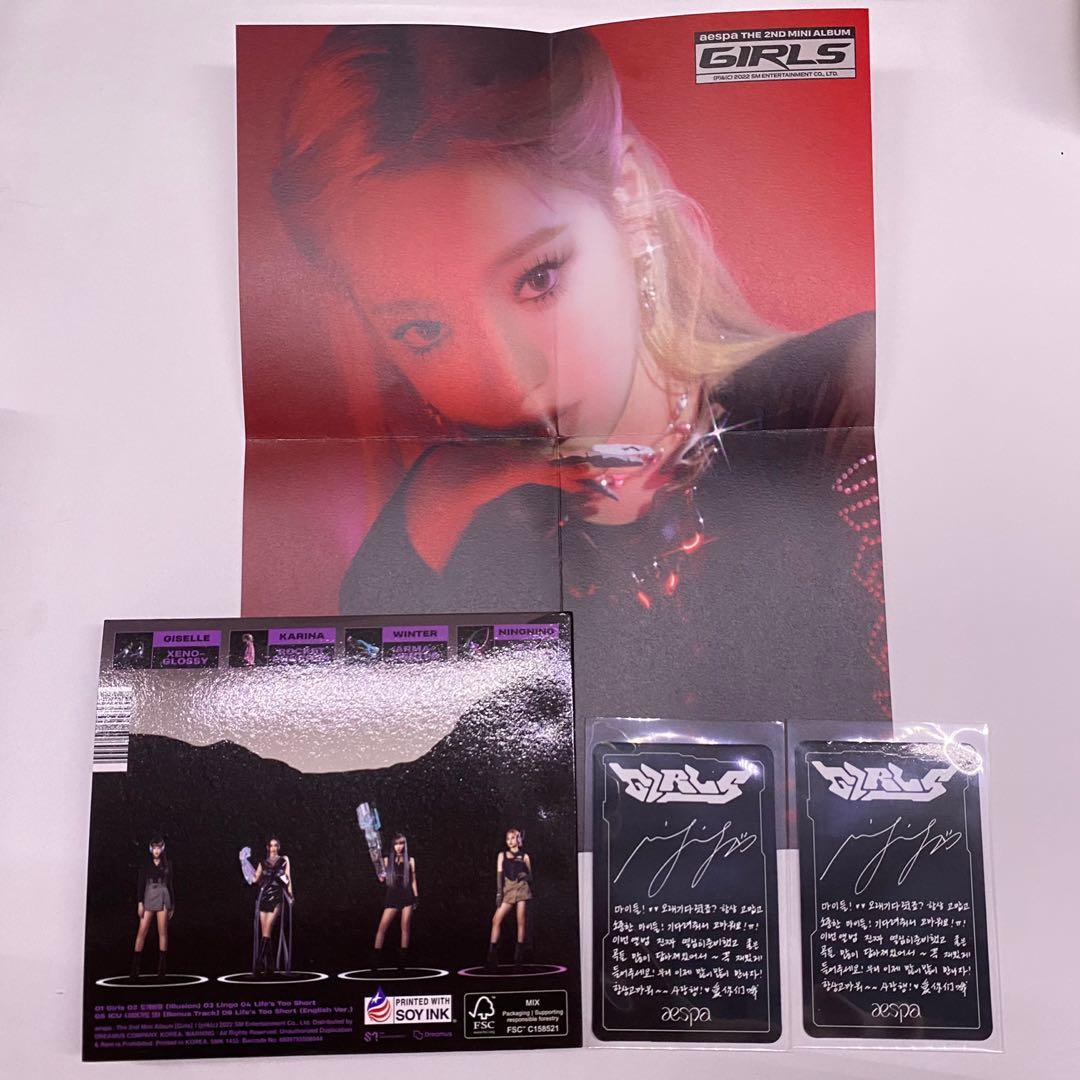 $50@all 現貨aespa The 2nd Mini Album - Girls (Digipack Ver.-E.d