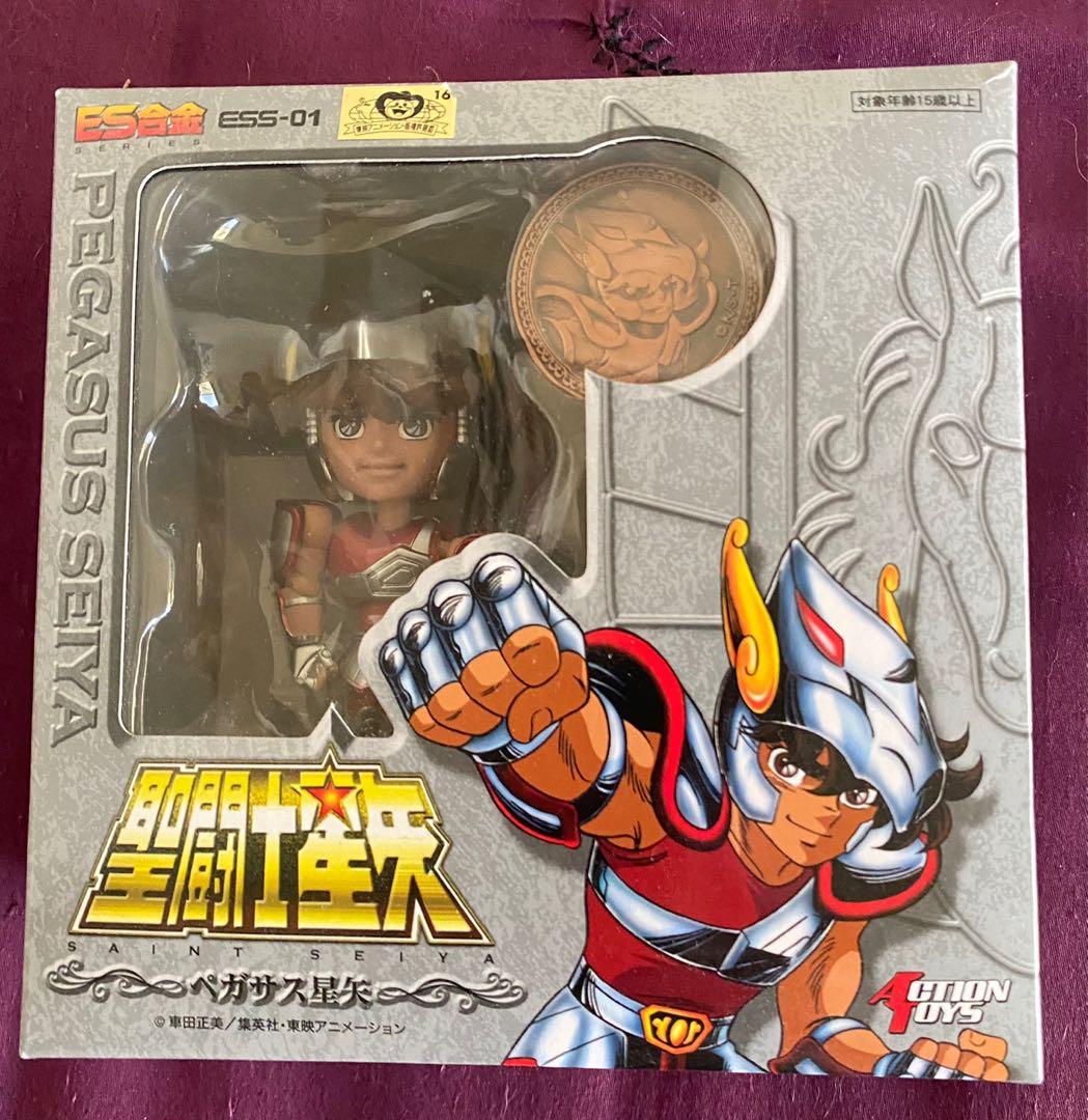 聖鬥士星矢 action toys ES合金 - 星矢,魔玲, 興趣及遊戲, 玩具 & 遊戲類 - Carousell