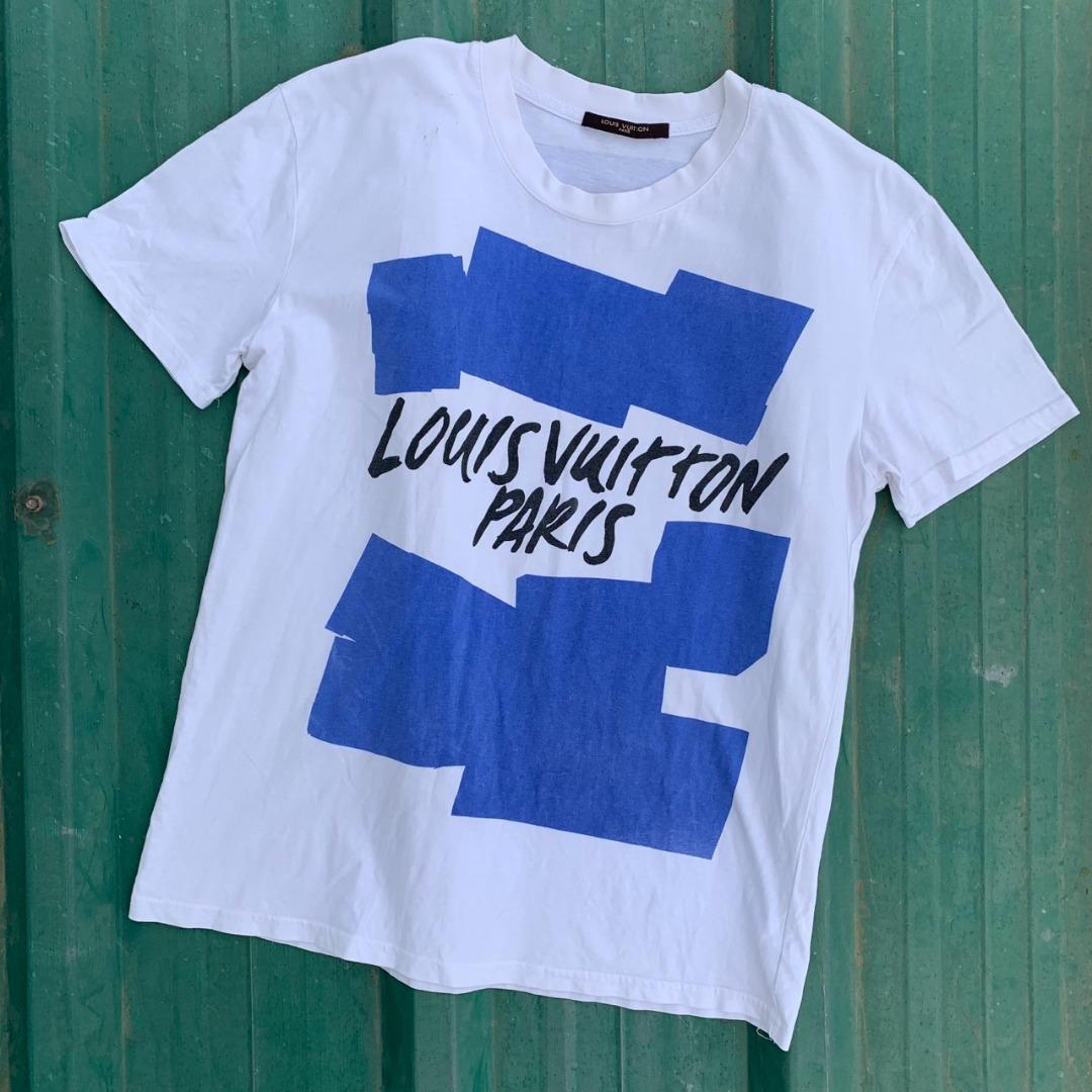 Louis Vuitton Malletier Paris Floral Print T-Shirt w/ Tags - Blue T-Shirts,  Clothing - LOU251207