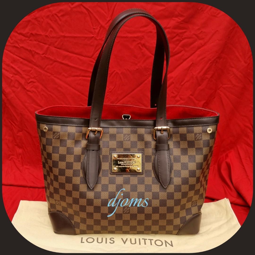 Authentic Louis Vuitton Damier Ebene Hampstead MM Tote, Women's Fashion,  Bags & Wallets, Purses & Pouches on Carousell