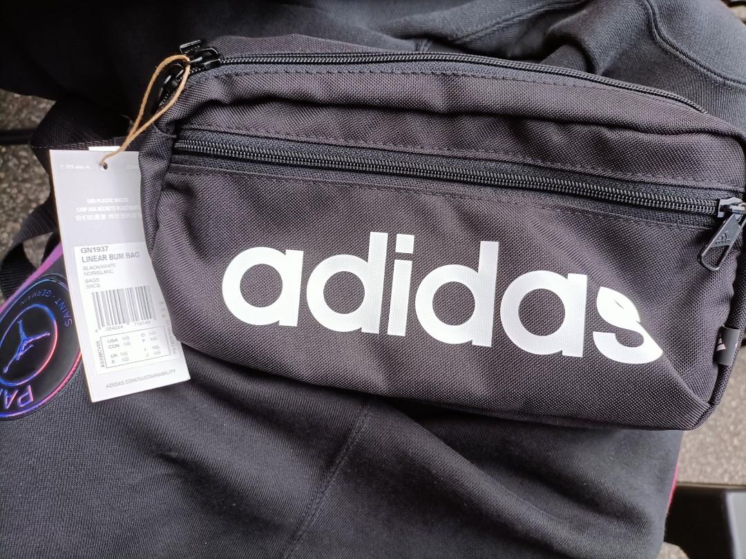 BNWT] Adidas linear bum bag sling small s size crossbody hip pack waist bag,  Men's Fashion, Bags, Sling Bags on Carousell