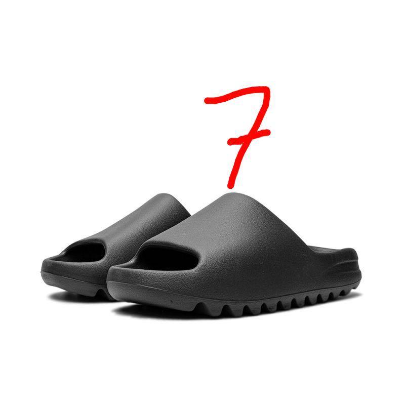 Adidas Yeezy Slides Onyx 7, Men's Fashion, Footwear, Flipflops and Slides  on Carousell