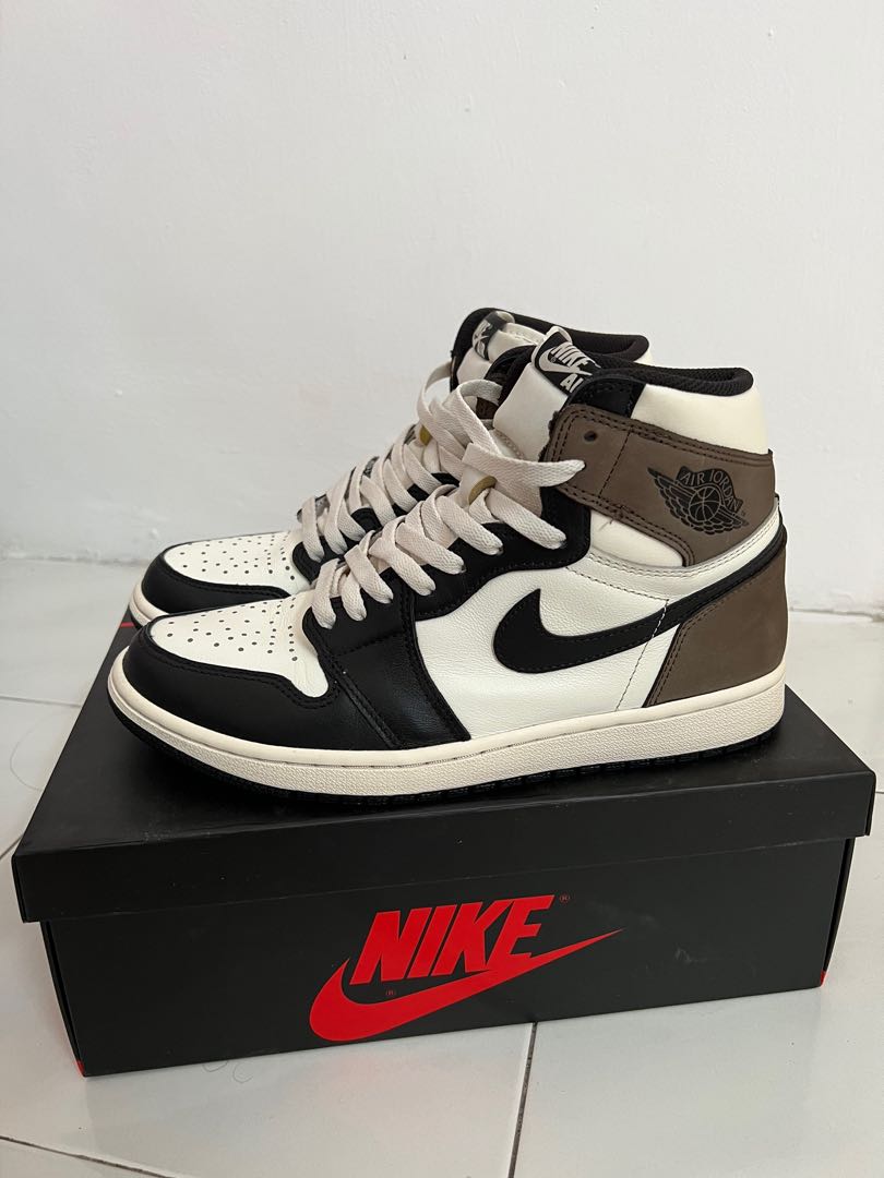 mocha air jordan ones