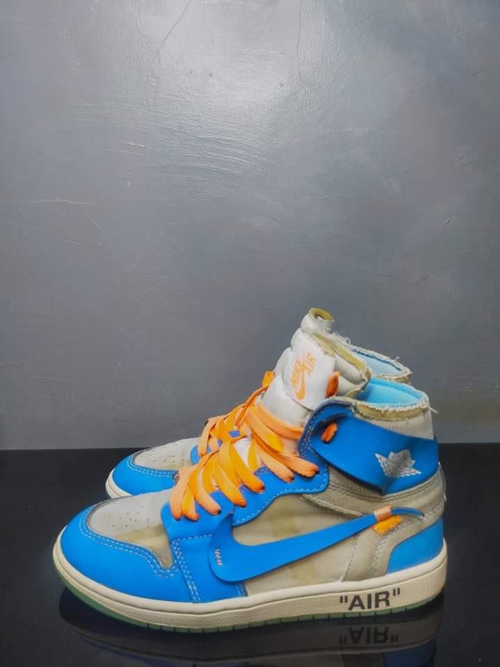 jordan unc x off white