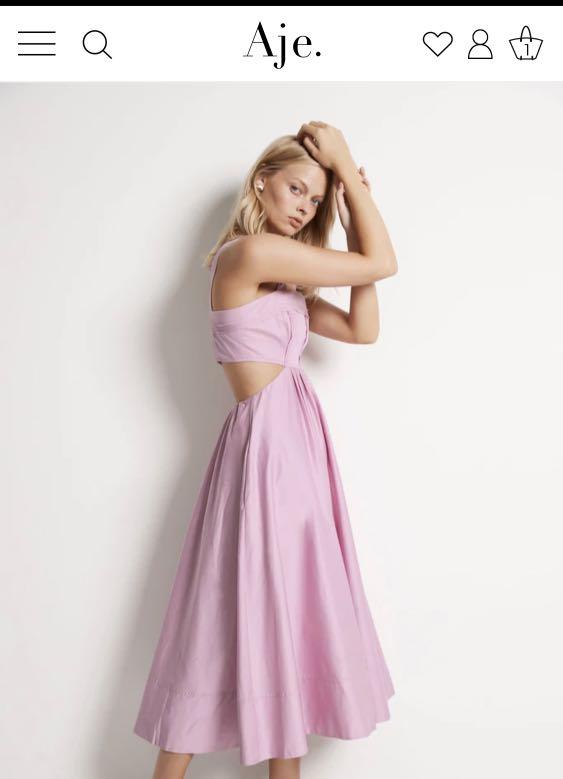 knee length dresses for ladies AJE 'Wave cut out' Maxi  HONEY HIRE BOUTIQUE