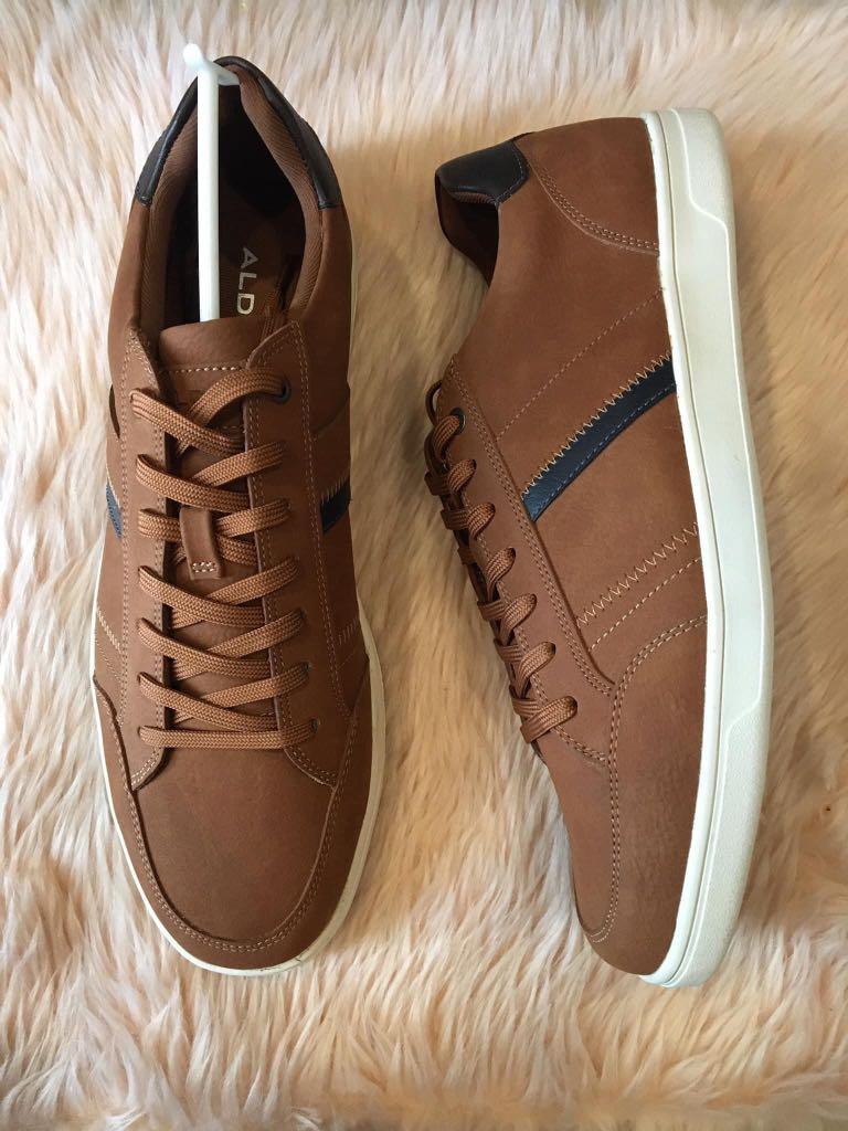 ALDO BROWN SNEAKERS MEN 10 US, Men's 