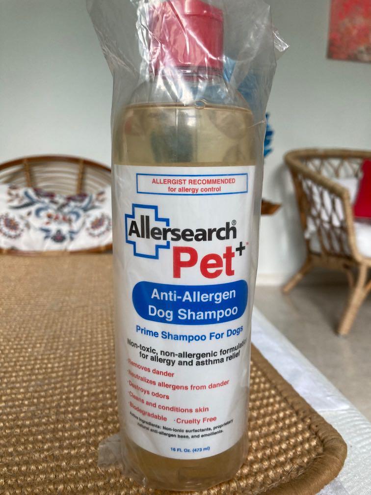 Anti allergen shop dog shampoo