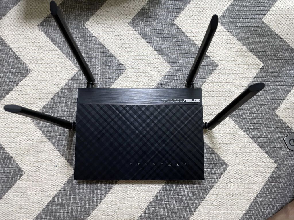 Asus RT-AC1200G+ Wifi Router, Computers & Tech, Parts & Accessories ...