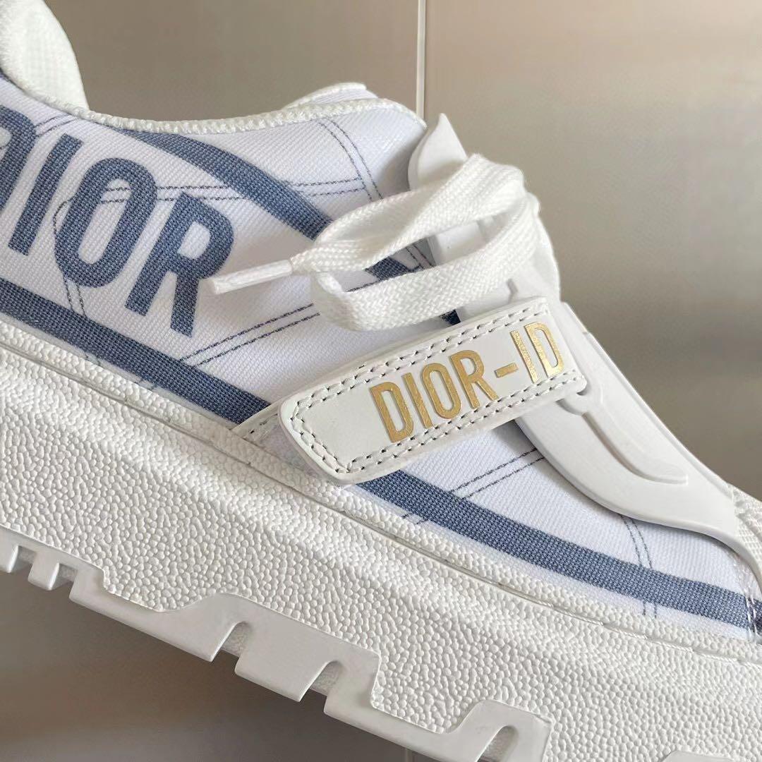 Dior-ID Technical Fabric Sneaker KCK309TNT_S93B, White, from 34 to 42