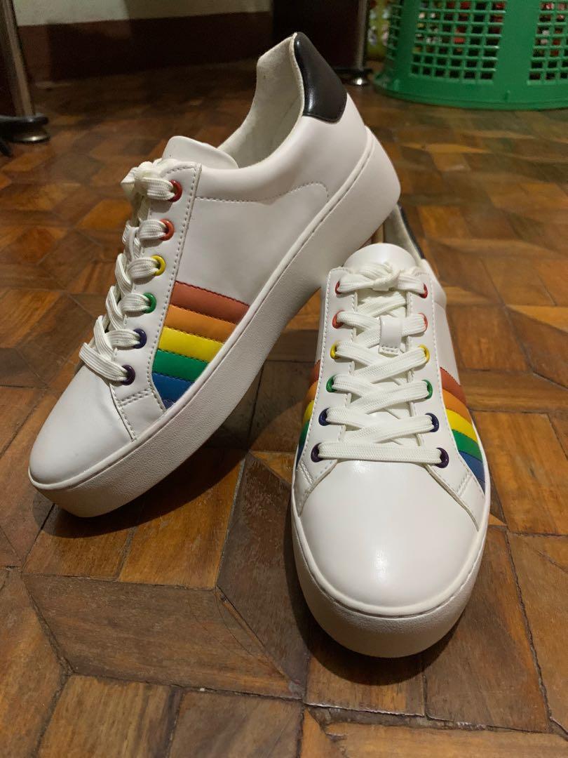 Authentic Michael Kors Pride Sneakers, Women's Fashion, Footwear, Sneakers  on Carousell