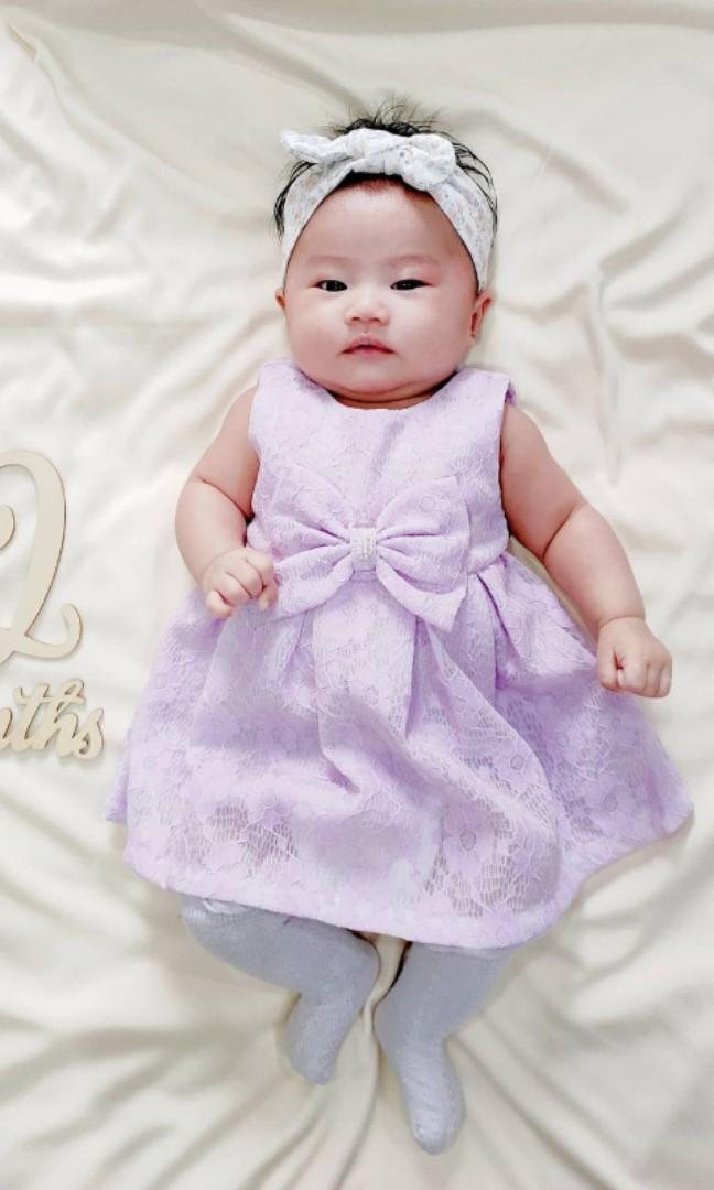 Purple 2025 infant dress
