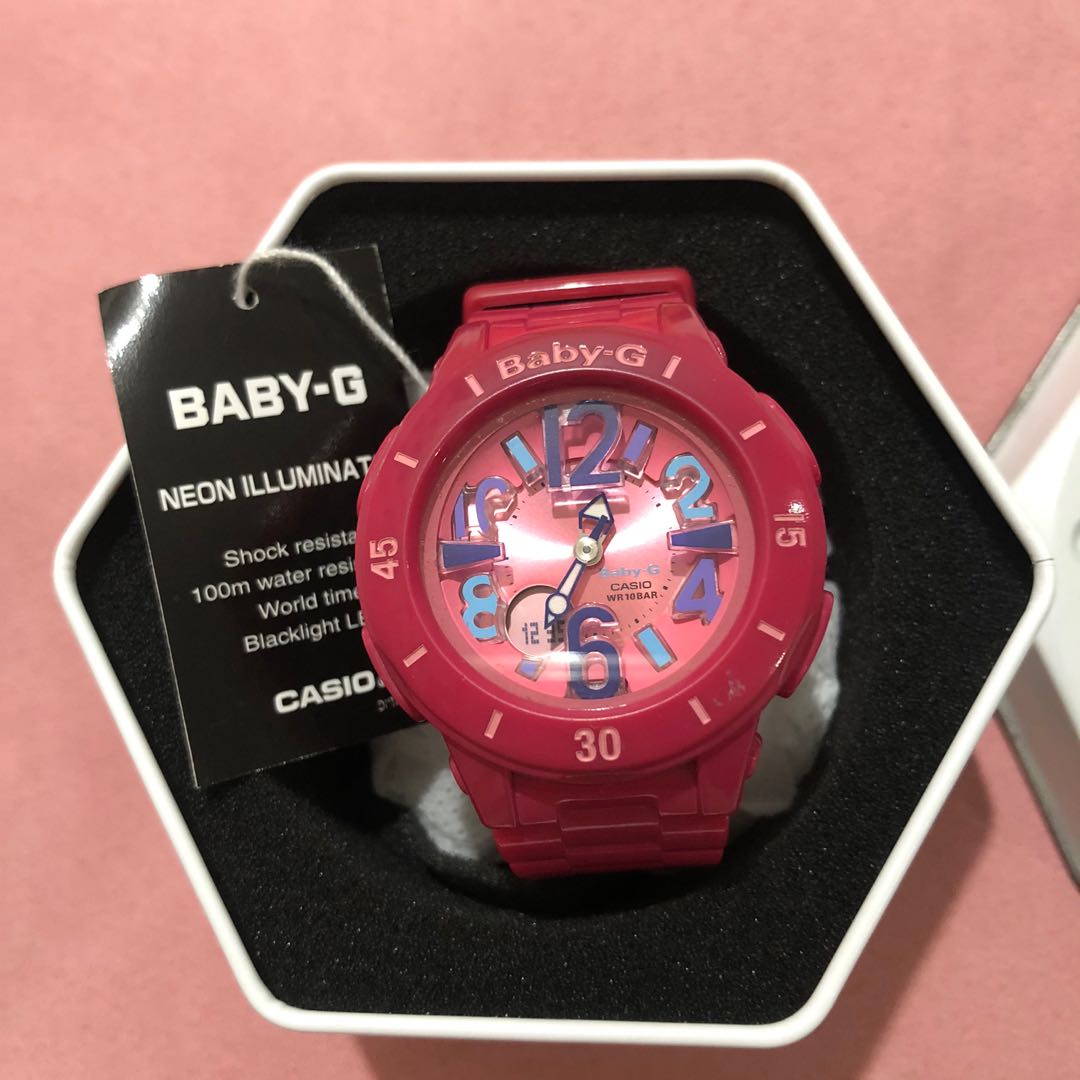 Baby g new arrivals neon illuminator