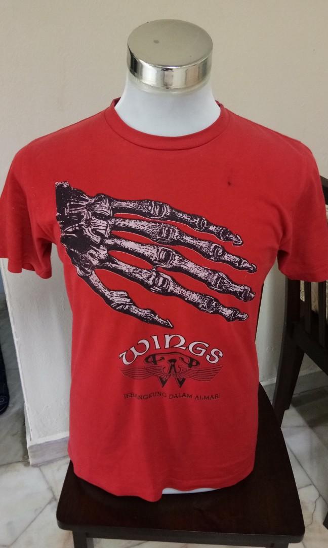 Band Malaysia legand Wings, Men's Fashion, Tops & Sets, Formal Shirts