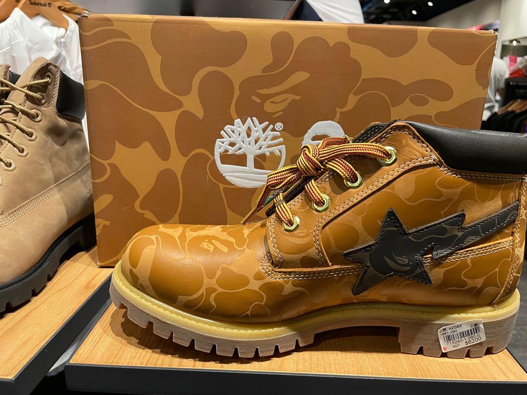 Timberland bape hot sale