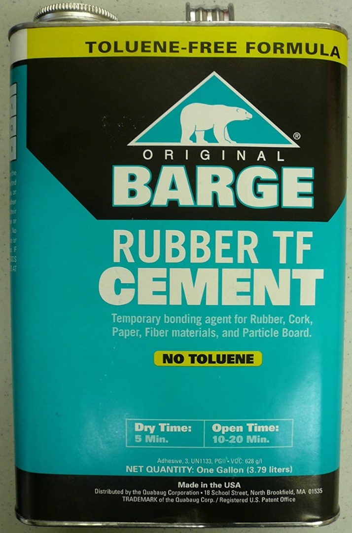Barge Original Rubber TF Cement Shoe Glue Toluene Free cement adhesive