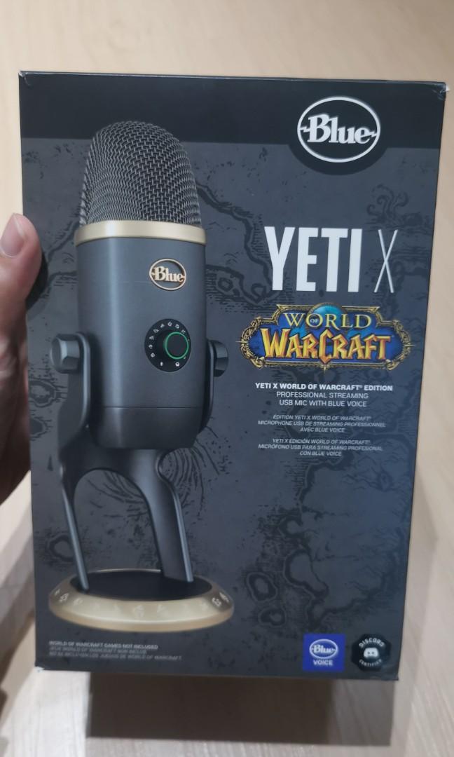 Blue Yeti X Professional USB Condenser Microphone WoW (War of
