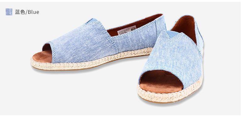 Toms alpargata open discount toe