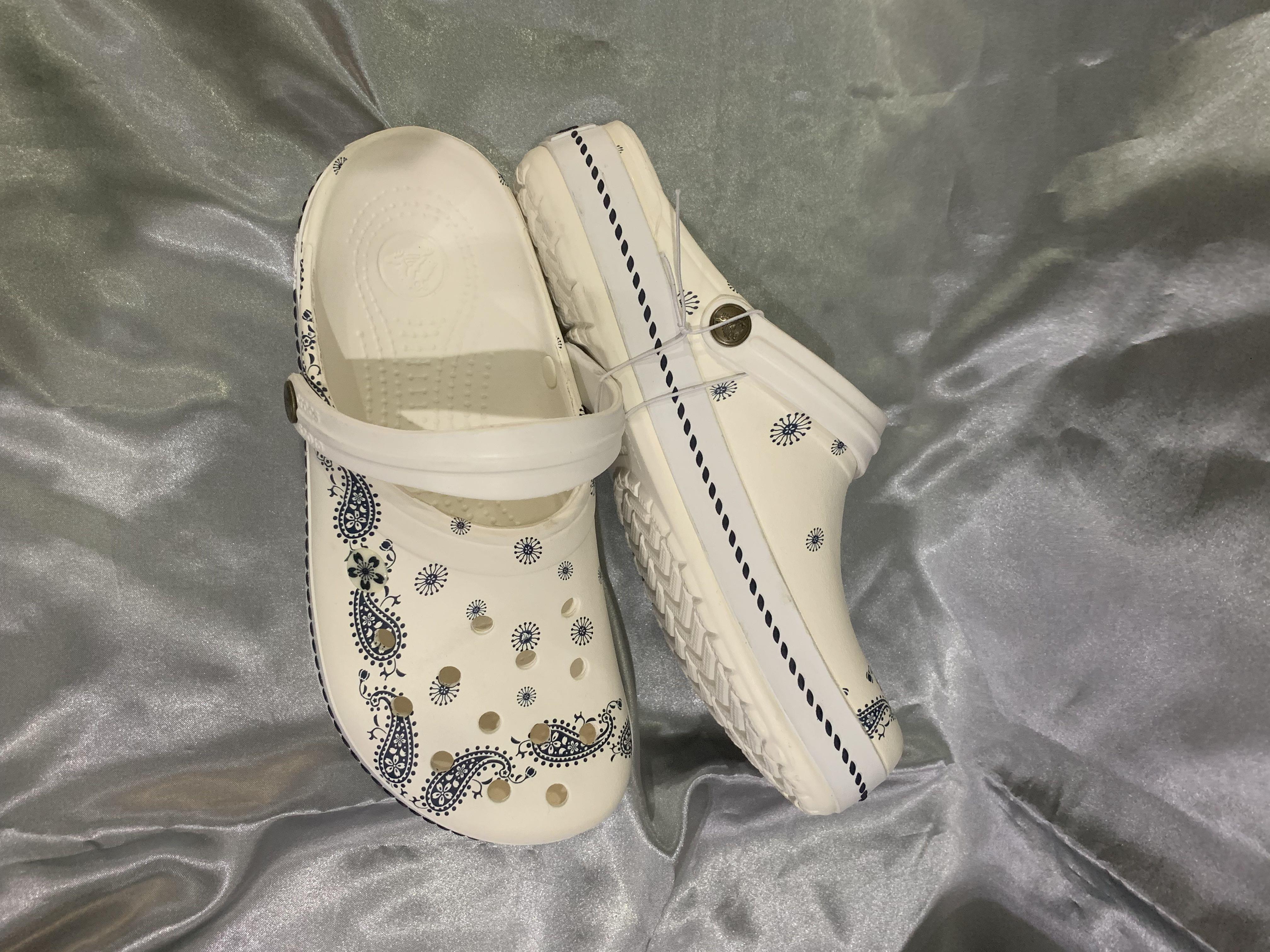 BRAND NEW Unisex White Special Limited Edition Crocs Sandal Clog