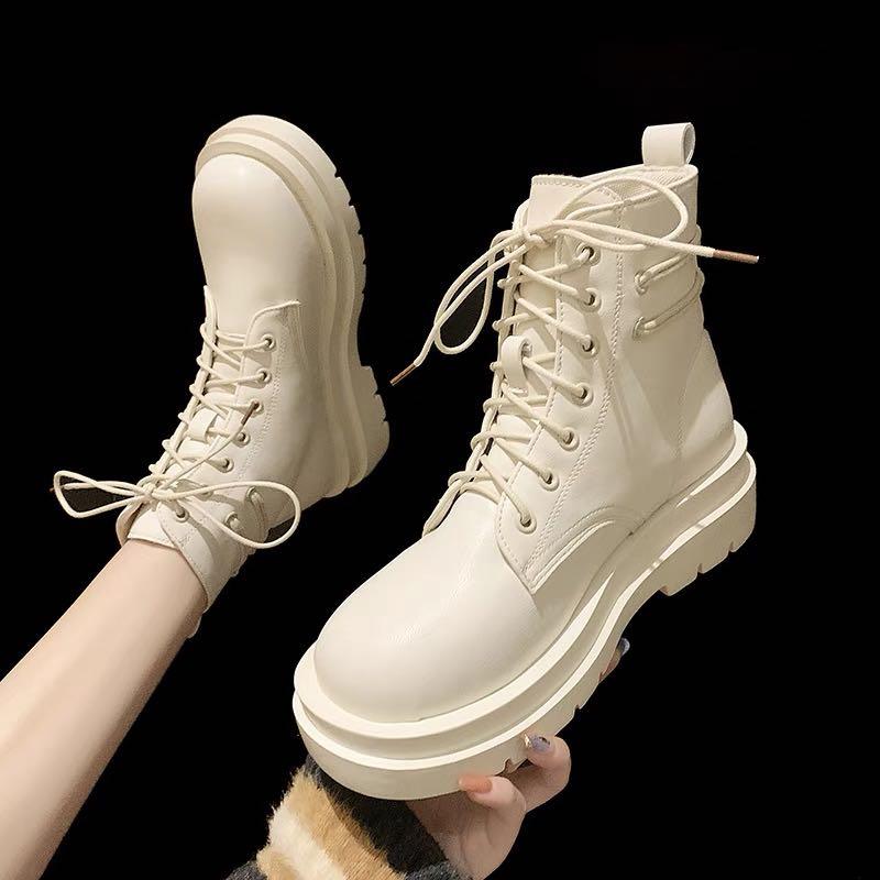 Brand new white boots