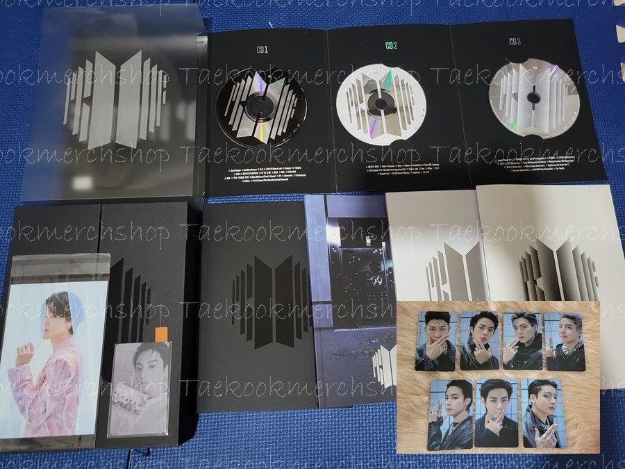 BTS PROOF STANDARD ALBUM COMPLETE WITH JUNGKOOK PC AND JIMIN POSTCARD ...