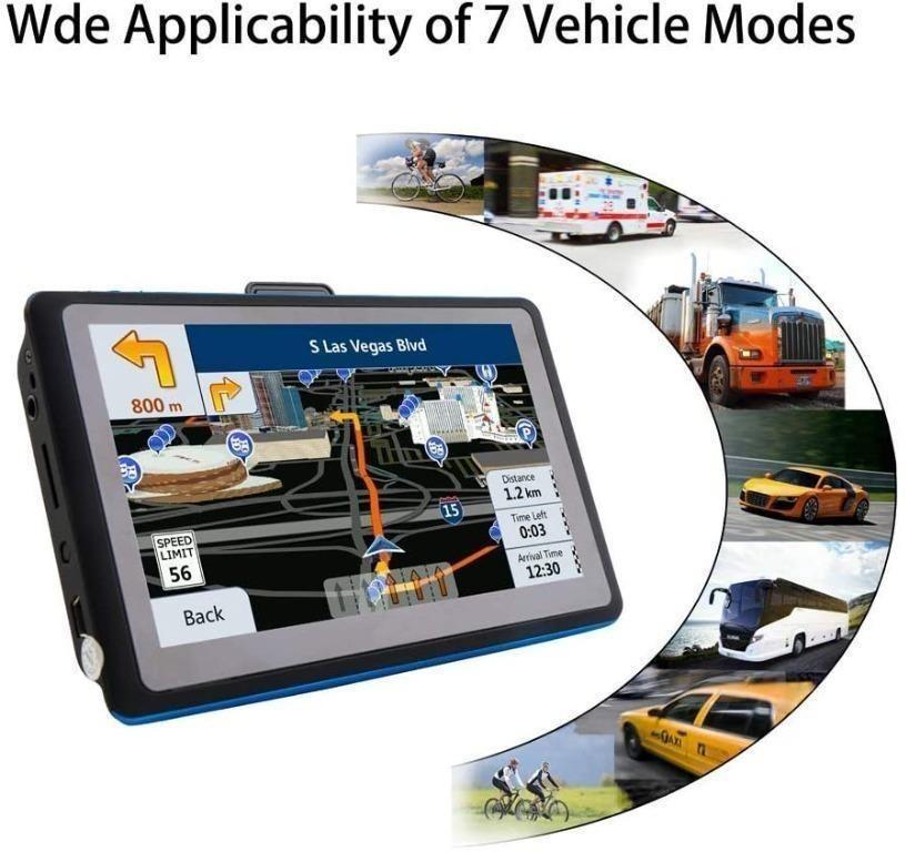 [C2132] Sat Nav for Car Truck, 2021 Latest 7 Inch GPS Navigation UK and