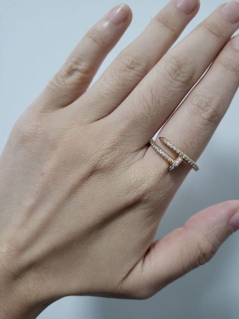 Cartier Juste un clou sm ring diamond paved Women s Fashion