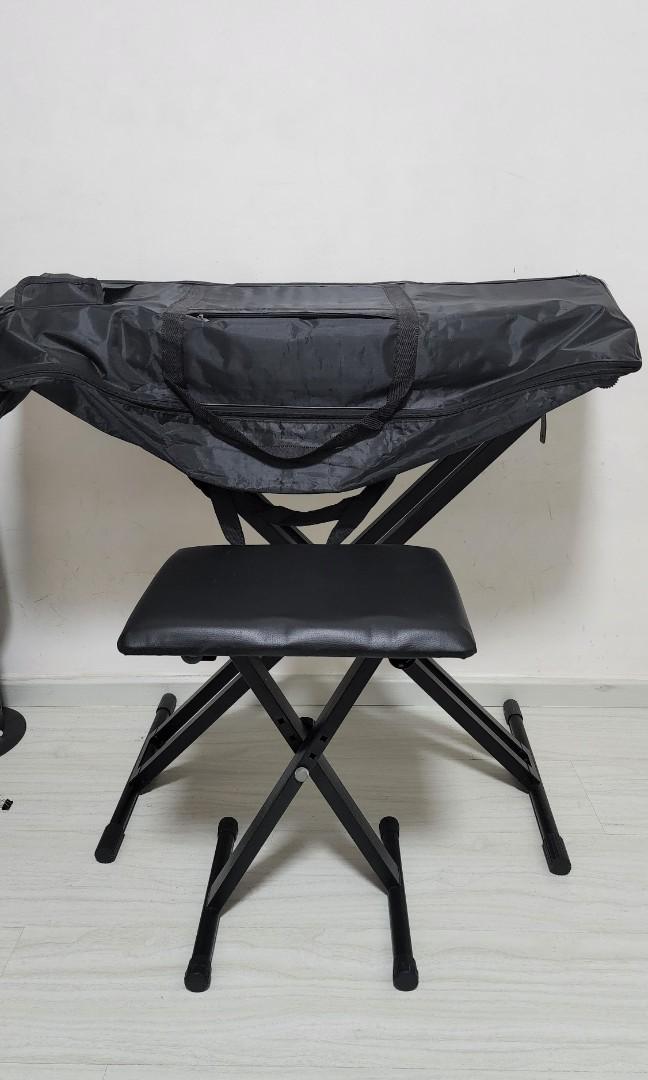Casio keyboard CTK 2400 with stand, stool, music score holder and bag