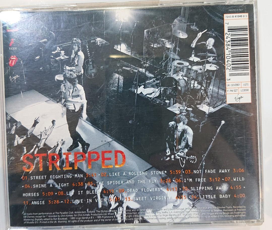 Cd the Rolling stones stripped, 興趣及遊戲, 音樂、樂器 & 配件, 音樂與媒體 CD 及 DVD