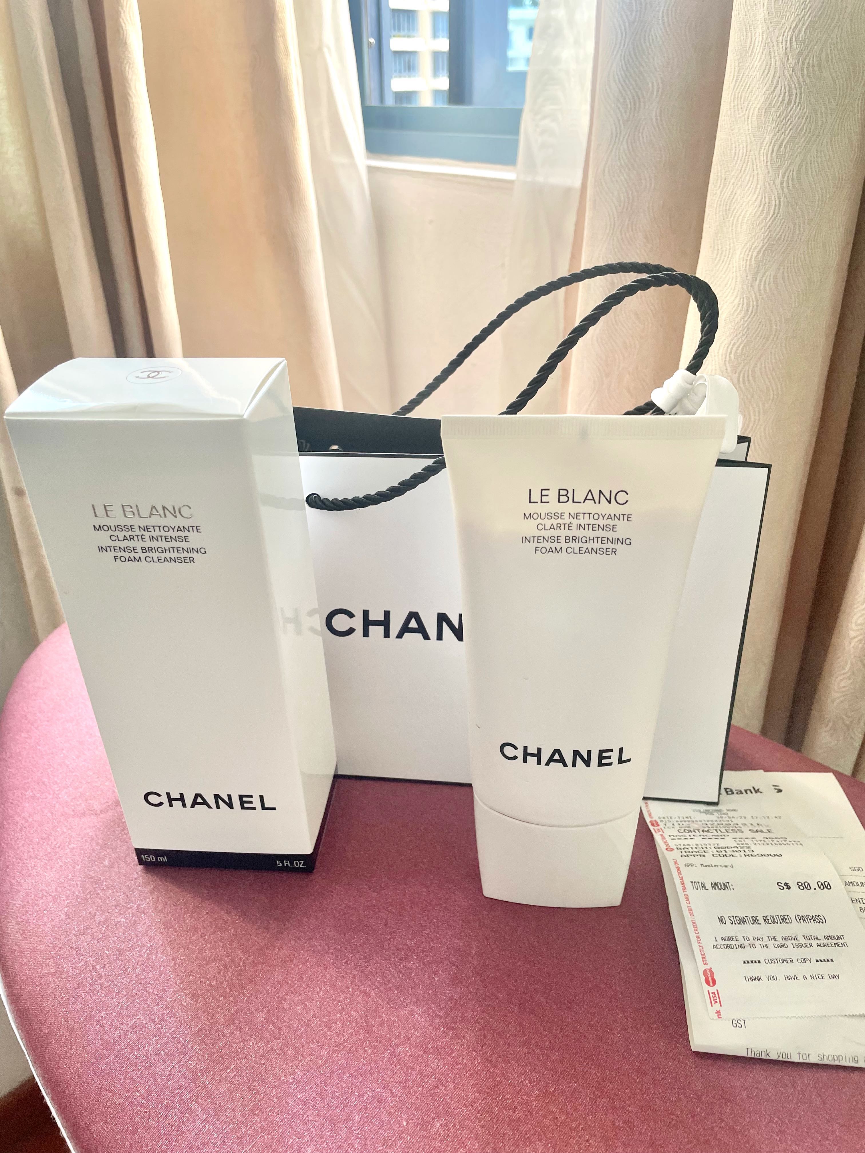Chanel Le Blanc Intense Brightening Foam Cleanser Unisex 5 oz : Beauty &  Personal Care 