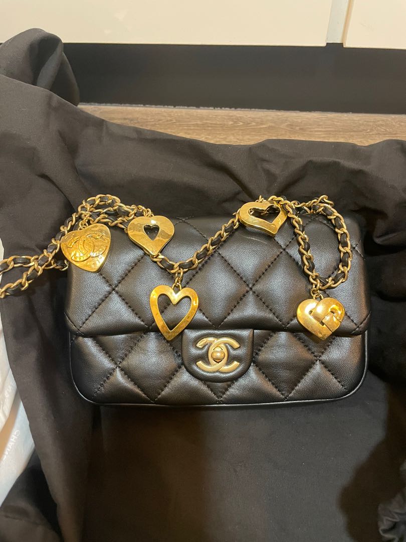 Chanel mini rectangle flap charm 22b, Women's Fashion, Bags & Wallets,  Shoulder Bags on Carousell