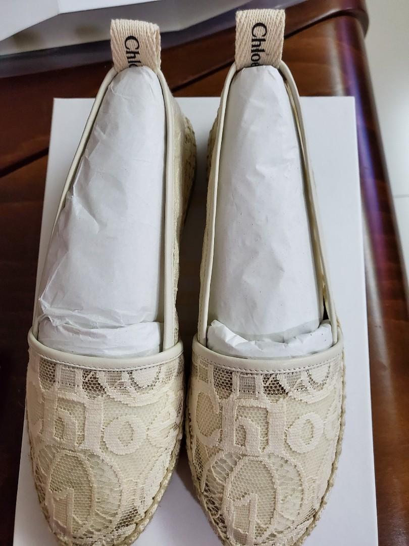 Chloe lace new arrivals espadrilles