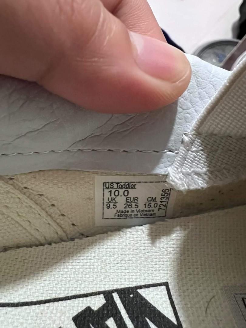 Vans classic slip sale on size 10