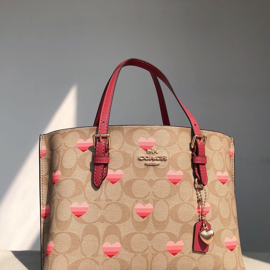Coach tote best sale with butterflies