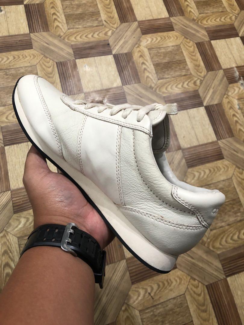 Coach Raylen Women s Leather Lace Up Casual Sneakers Chalk Chalk