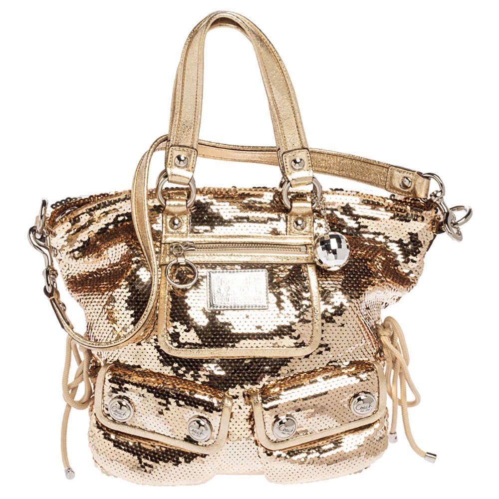 Coach discount sequin wristlet