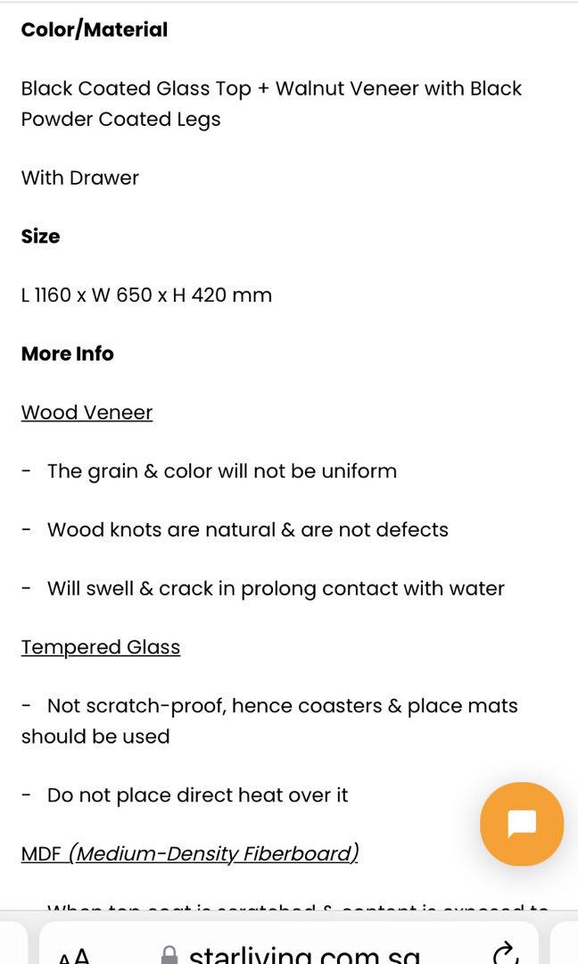 Coffee table with storage drawers, Furniture & Home Living, Furniture