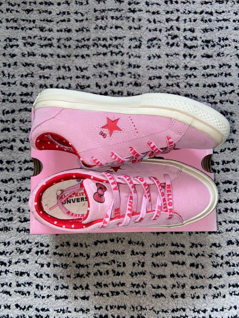 Converse x hello clearance kitty one star