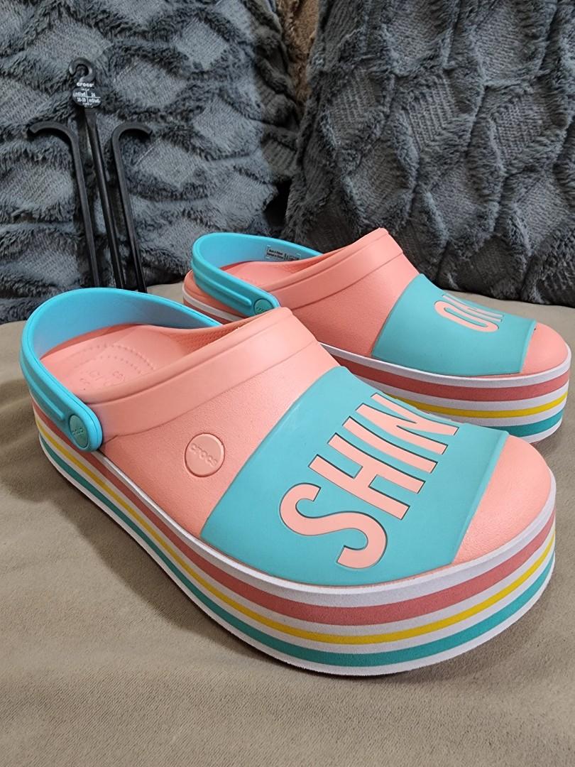 Crocs Shine On Platform Clog / Crocs Women, Women's Fashion, Footwear,  Slippers and slides on Carousell