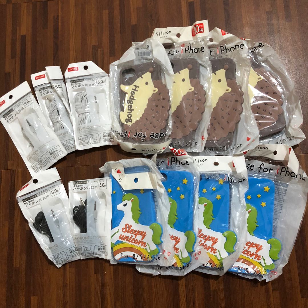 Daiso Iphone Case (take all!), Computers & Tech, Parts & Accessories