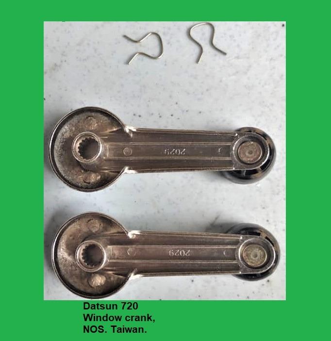 thumbnail image 2 of Nissan D21 Window Crank TRQ Brown Window Crank Handle Set - Fits 2 of 10