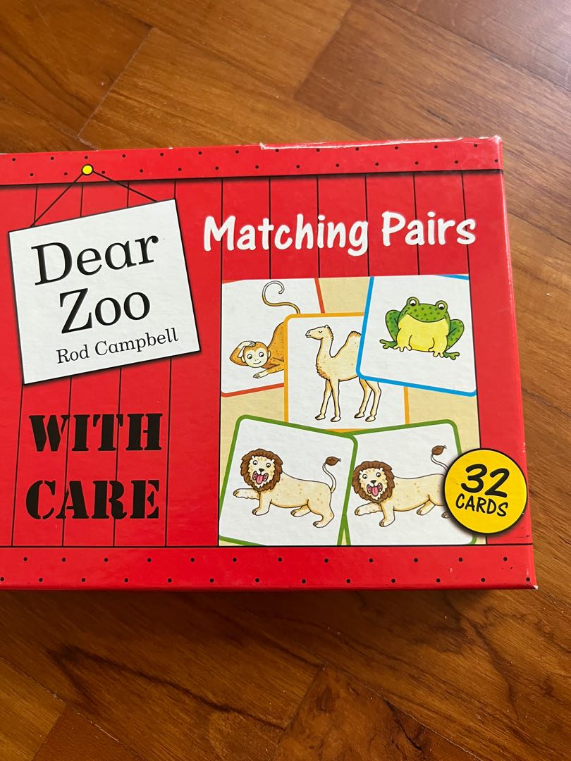 Dear zoo matching pairs hobbies toys toys games on carousell