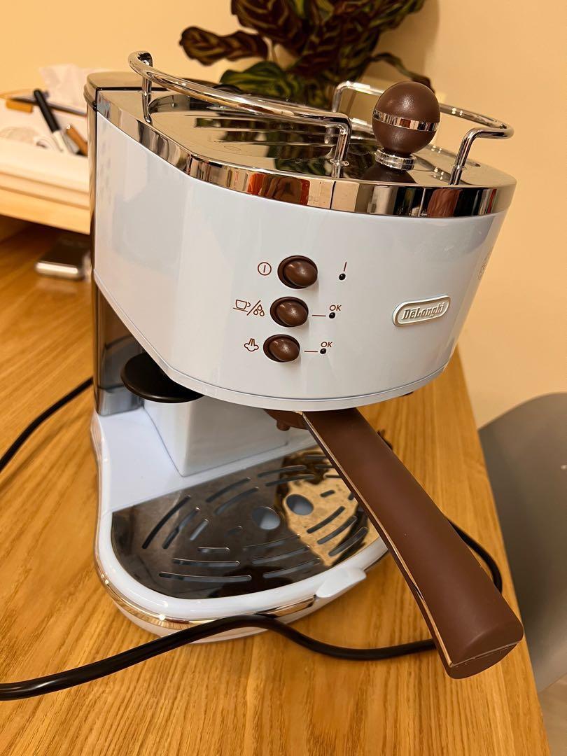 DELONGHI ECOV311 Icona Vintage Coffee Machine 半自動咖啡機, 家庭電器, 廚房電器, 咖啡機及